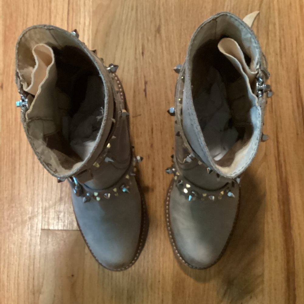 Sam Edelman Adele Bots Women’s 6 Tan Leather Dist… - image 4